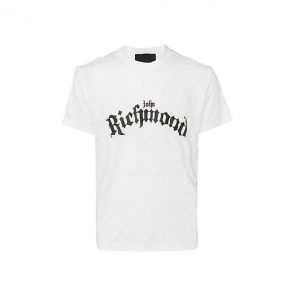 John Richmond X Playboy - White Cotton T-shirt