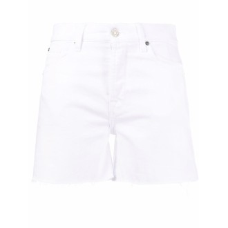 7 For All Mankind `Billie` With Raw Cut Shorts