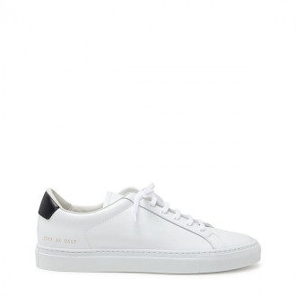 Common Projects - White Faux Leather Sneakers