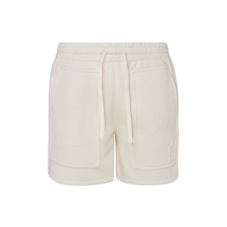 Mackage - Cream Cotton Blend Track Shorts