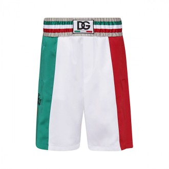 Dolce & Gabbana - Green, Red And White Shorts