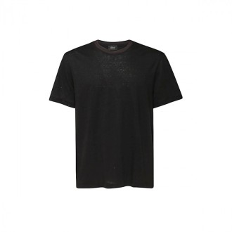 Brioni - Black Linen T-shirt