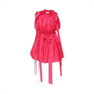 Alexander Mcqueen - Neon Pink Mini Dress