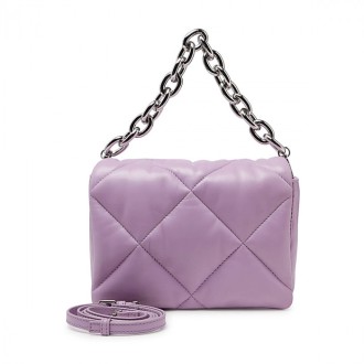 Stand Studio - Lilac Leather Brynnie Shoulder Bag