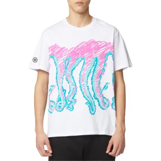 Octopus T-shirt Manica Corta Uomo White