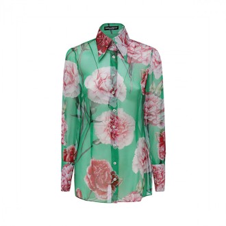 Dolce & Gabbana - Green Silk Shirt