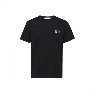 Maison Kitsune - Black Cotton T-shirt