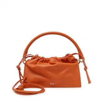 Yuzefi - Orange Leather Shoulder Bag