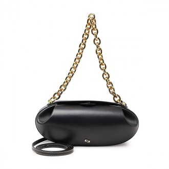 Yuzefi - Black Leather Shoulder Bag
