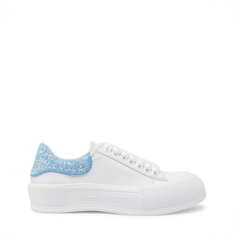 Alexander Mcqueen - White Leather Sneakers