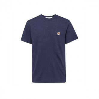 Maison Kitsune - Blue Cotton T-shirt