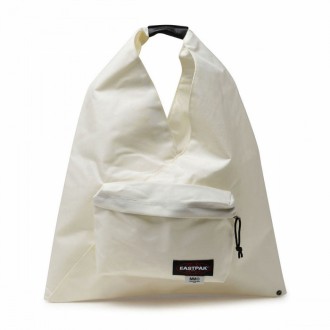Mm6 X Eastpak - White Canvas Tote Bag