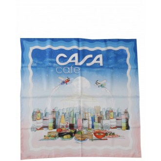Casablanca printed Casa Cafe foulard L