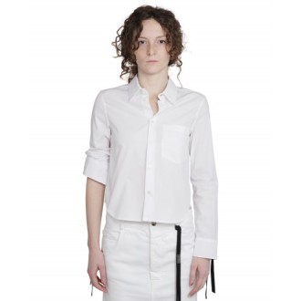Ann Demeulemeester white Mathilde micro shirt