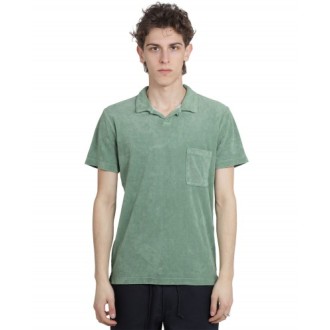 universal Works green Vacation polo