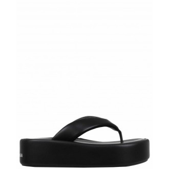 Balenciaga black Rise Thong sandals