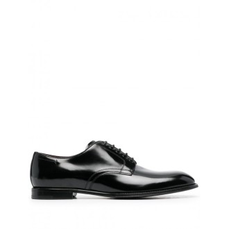 Dolce & Gabbana - Black Leather Derby Shoes