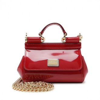 Dolce & Gabbana - Red Leather Top Handle Bag