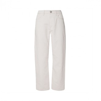 Jil Sander - White Cotton Linen-blend Jeans