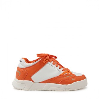 Heron Preston - Orange And White Cotton Sneakers
