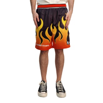 WELCOME TO HECK BASKET BALL SHORTS BLACK