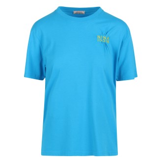 Nina Ricci Logo Lettering Cotton T-Shirt L