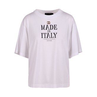 Dolce & Gabbana 'Made in Italy' Cotton T-Shirt M