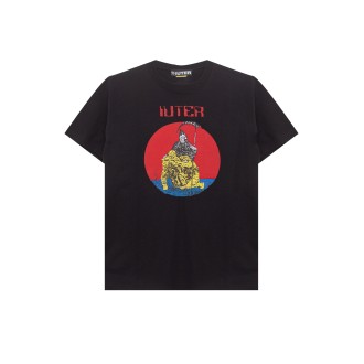Iuter T-shirt Demon Nera in Cotone