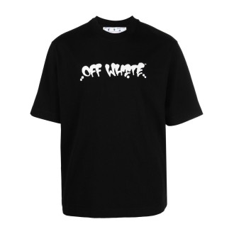 Off White `Neen Off White Logo Skate` Short Sleeves T-Shirt