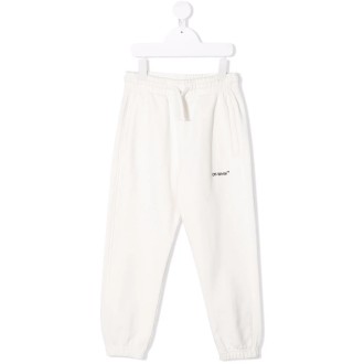 OFF-WHITE KIDS Joggers Kids Ow Rubber Arrow Bianchi