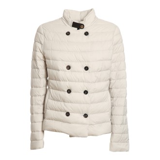 Moorer - Double-breasted Puffer Jacket Ivory