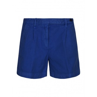 Massimo Alba - Lapis Blue Linen And Cotton Shorts