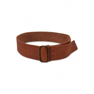 Forte Forte - Papaya Brown Leather Belt