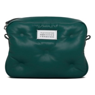 Maison Margiela - Green Leather Mini Glam Slam Messenger Bag
