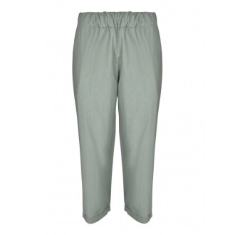 Labo.art - Green Cotton Cropped Pants