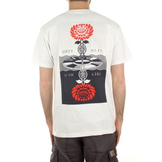 OBEY POST PUNK FLOWER CLASSIC TEE WHITE