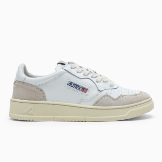 White Leather Autry 01 Low-top Sneakers