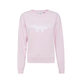 Maison Kitsune - Pink Cotton Sweatshirt