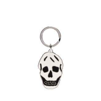 Alexander McQueen `Enam Skull` Key Ring