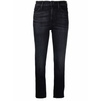 Mother `High Waisted Rascal Ankle Fray` Jeans