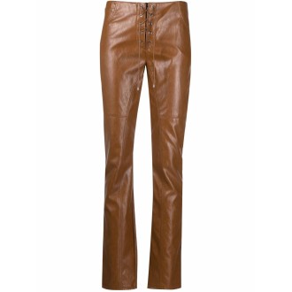 Blumarine Faux Leather Pants