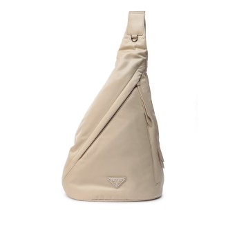 Prada `Re-Nylon` And Leather Backpack