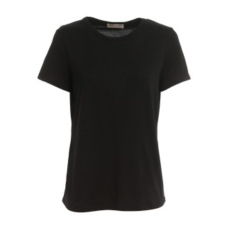 Purotatto Round Neck T-Shirt With Short Sleeves