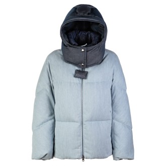 Moncler Genius Jw Anderson - `Whinfell` Denim Padded Jacket