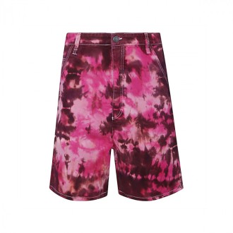 Ami Paris - Pink Cotton Denim Shorts