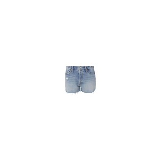 Mother - Blue Cotton Denim Shorts