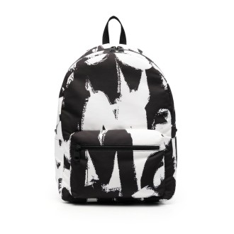 Alexander McQueen `Metropolitan` `Graffiti` Backpack