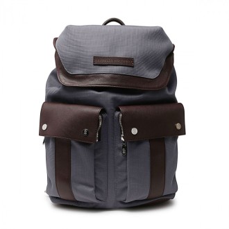 Brunello Cucinelli - Grey Leather Backpack