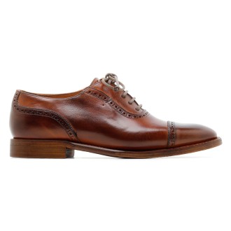 Silvano Sassetti Lione Brown Leather Lace-up Shoes - Silvano Sassetti