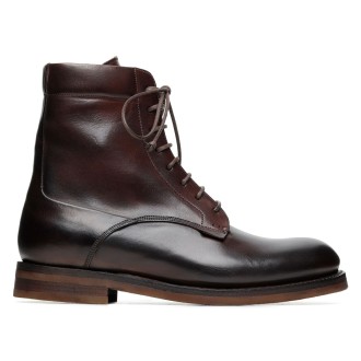 Silvano Sassetti Courmayeur Dark Brown Leather Booties - Silvano Sassetti